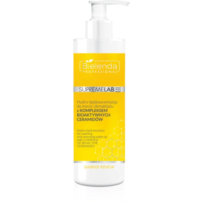 Bielenda Professional Supremelab Barrier Renew emulzija za odstranjevanje ličil s pomirjajočim učinkom 200 ml