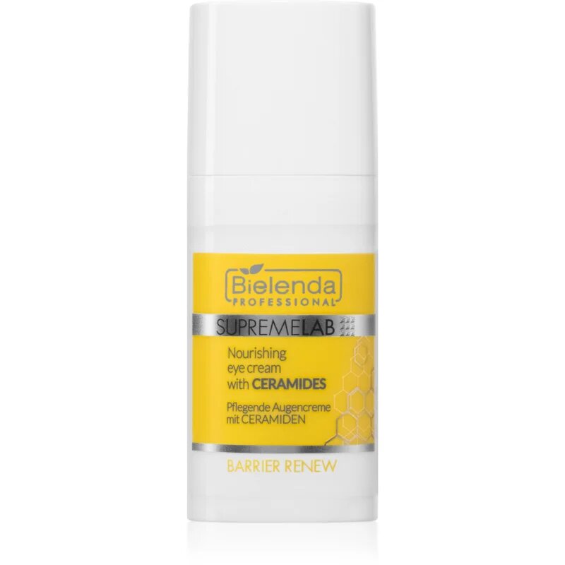 Bielenda Professional Supremelab Barrier Renew hranilna krema za predel okoli oči s ceramidi 15 ml