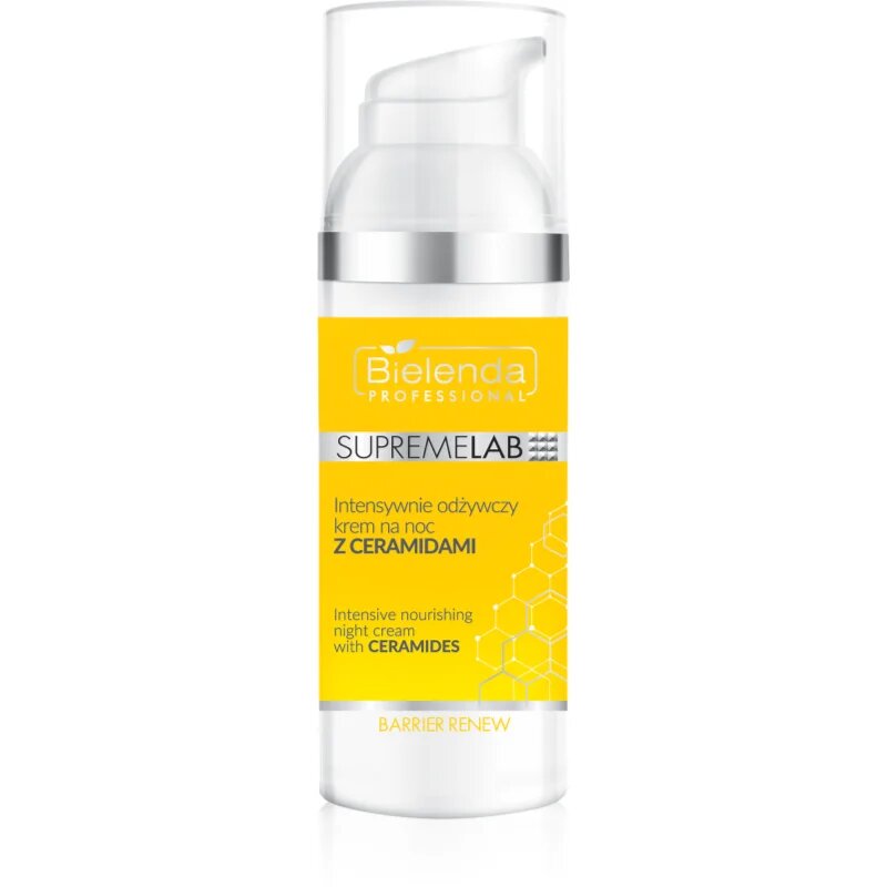 Bielenda Professional Supremelab Barrier Renew intenzivna hranilna nočna krema s ceramidi 50 ml