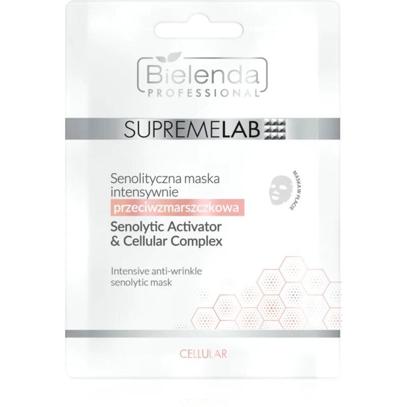 Bielenda Professional Supremelab Cellular maska iz platna proti gubam 1 kos