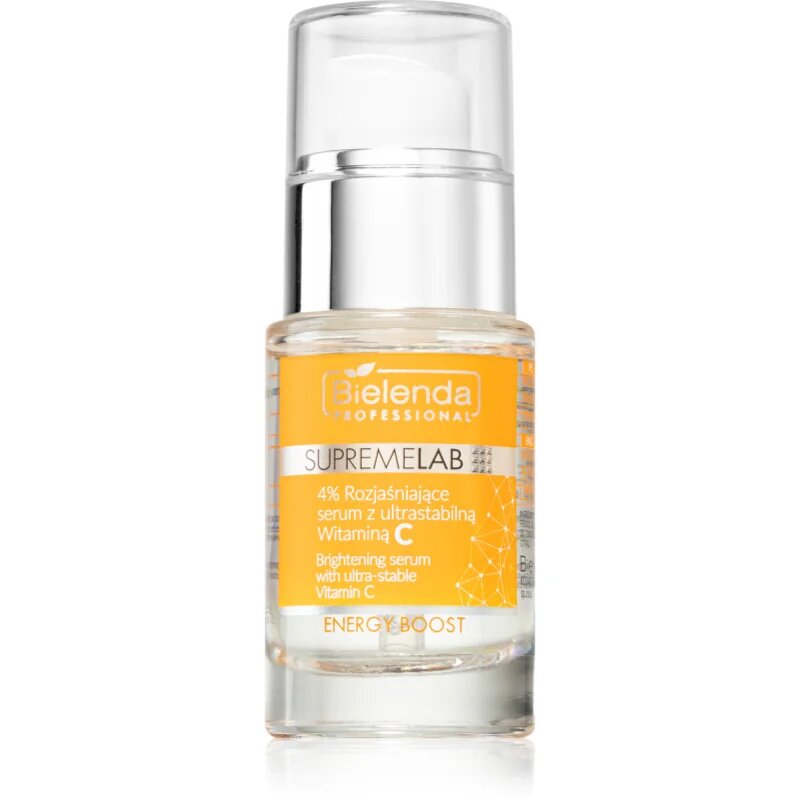 Bielenda Professional Supremelab Energy Boost posvetlitveni serum z vitaminom C 15 ml