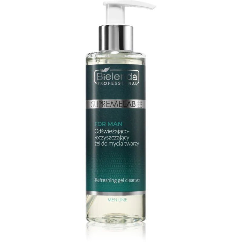 Bielenda Professional Supremelab Men Line osvežilni čistilni gel za moške 200 ml