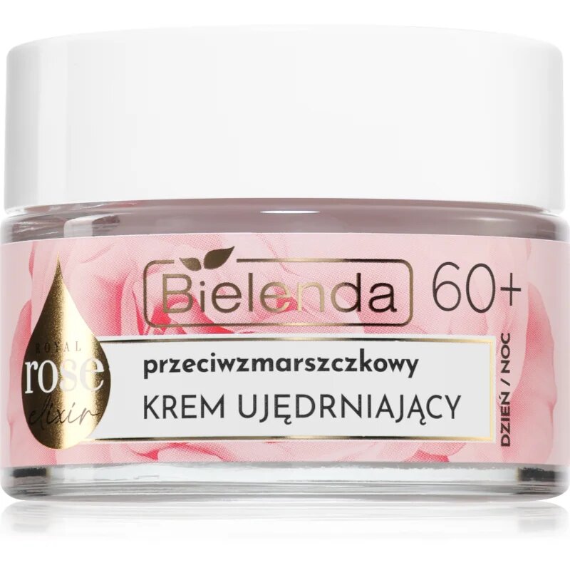 Bielenda Royal Rose Elixir krema proti gubam ki obnavlja gostoto kože 60+ 50 ml