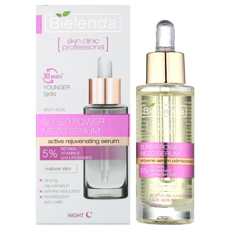 Bielenda Skin Clinic Professional Rejuvenating pomlajevalni serum za zrelo kožo 30 ml