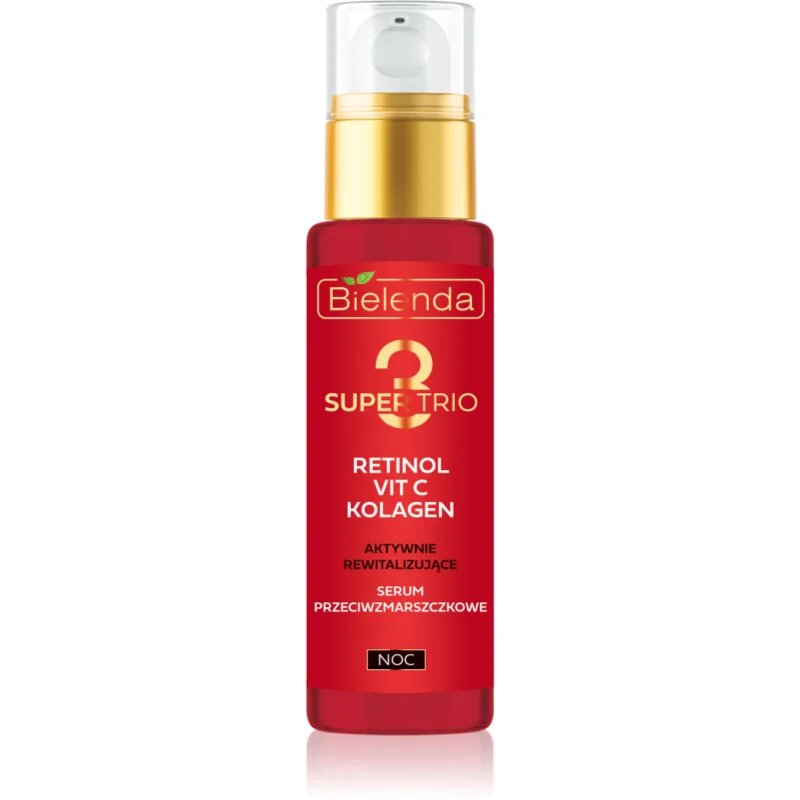 Bielenda Super Trio revitalizacijski serum za noč 30 ml