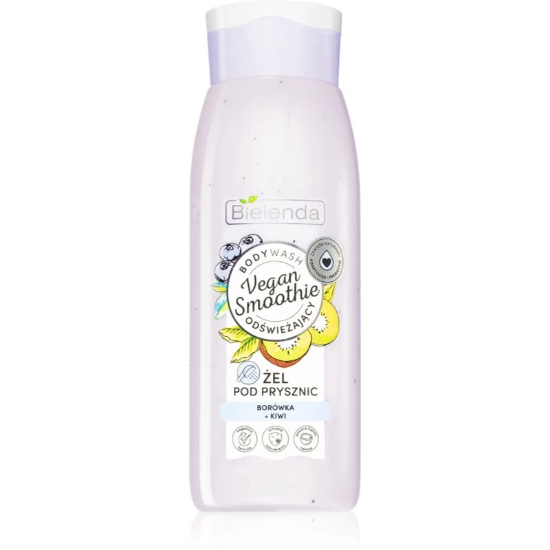 Bielenda Vegan Smoothie Blueberry + Kiwi mamljiv gel za prhanje 400 ml