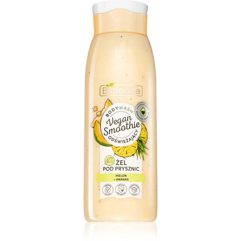 Bielenda Vegan Smoothie Melon & Pineapple mamljiv gel za prhanje 400 ml
