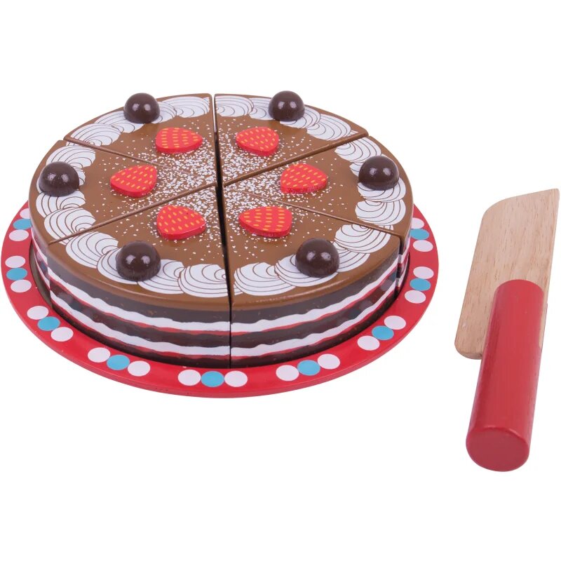 Bigjigs Toys Chocolate Cake aktivnostna igrača 3y+ 1 kos