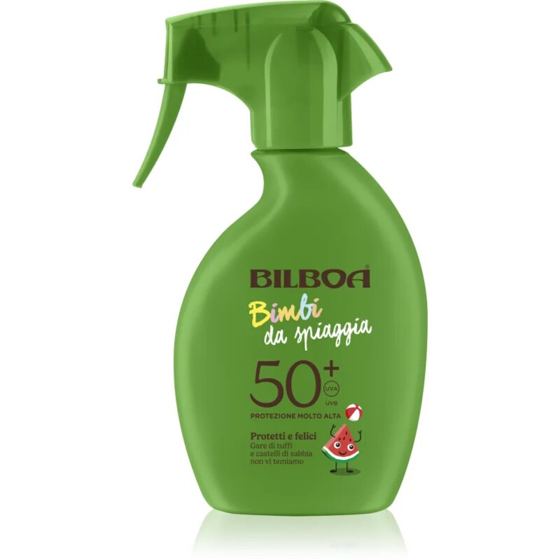 Bilboa Bimbi Trigger pršilo za sončenje za otroke SPF 50+ 250 ml