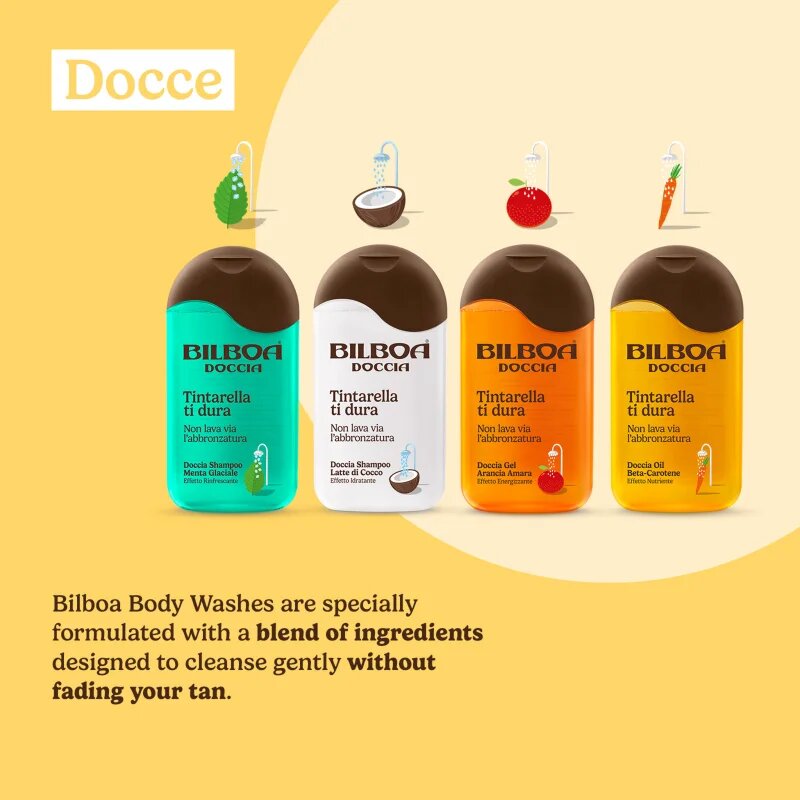 Bilboa Cocco Docciabronze vlažilen gel za prhanje za podaljševanje porjavelosti 220 ml