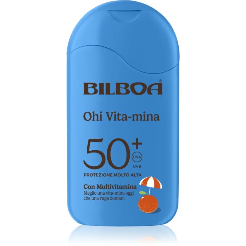 Bilboa Ohi Vitamina Latte losjon za sončenje z vitamini SPF 50+ 200 ml