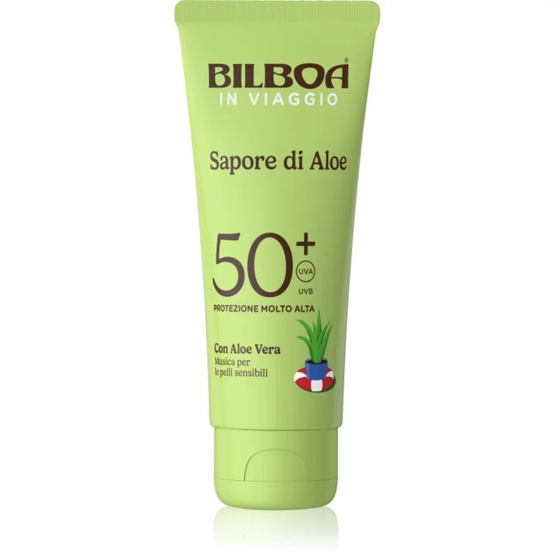 Bilboa Sapore di Aloe Travel krema za sončenje z aloe vero SPF 50+ 75 ml