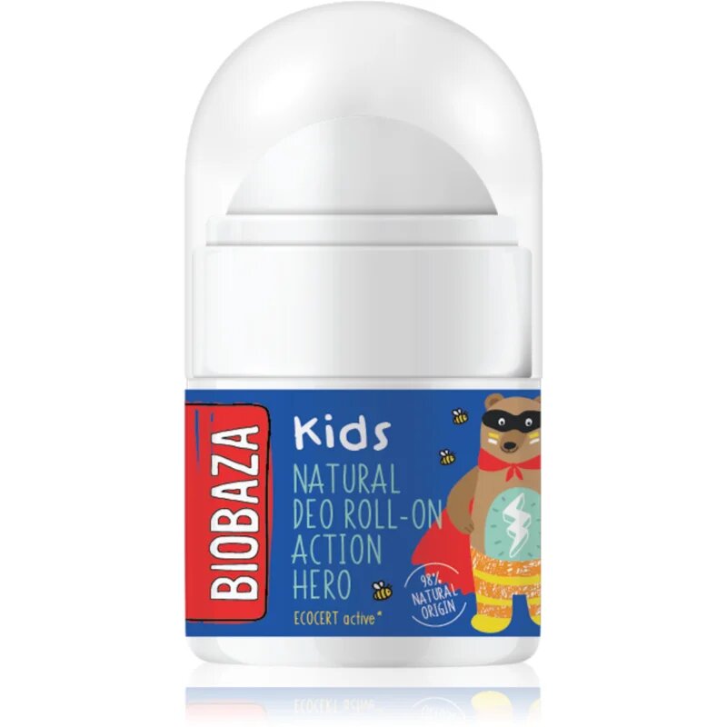 BIOBAZA Action Hero deodorant roll-on za otroke 30 ml