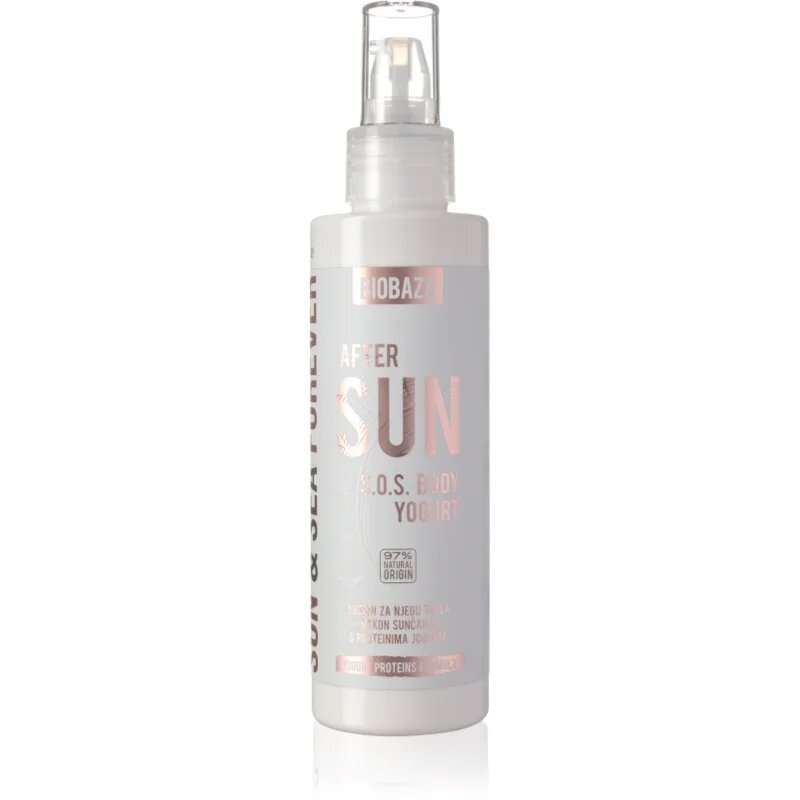 BIOBAZA After Sun S.O.S. Body Yogurt pršilo za po sončenju z regeneracijskim učinkom 150 ml