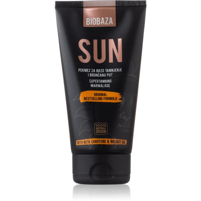 BIOBAZA Sun krema za sončenje pomoč za sončenje 150 ml