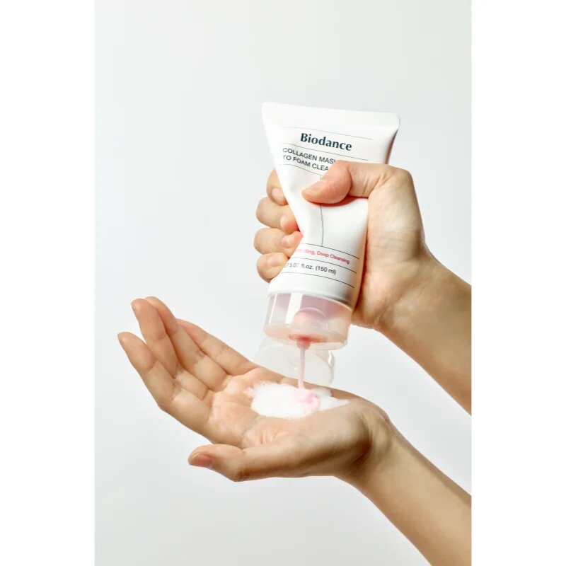 Biodance Collagen Mask To Foam Cleanser globinsko čistilna maska za obraz s kolagenom 150 ml