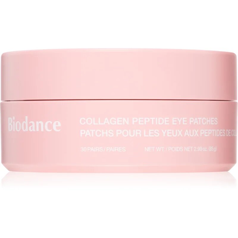 Biodance Collagen Peptide Eye Patches gelaste blazinice za učvrstitev kože za pod oči proti gubam zabuhlosti in temnim kolobarjem 85 g