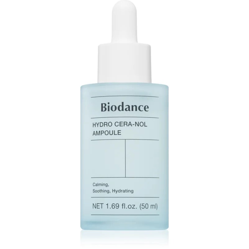 Biodance Hydro Cera-nol Ampoule vlažilni serum za obraz s pomirjajočim učinkom 50 ml