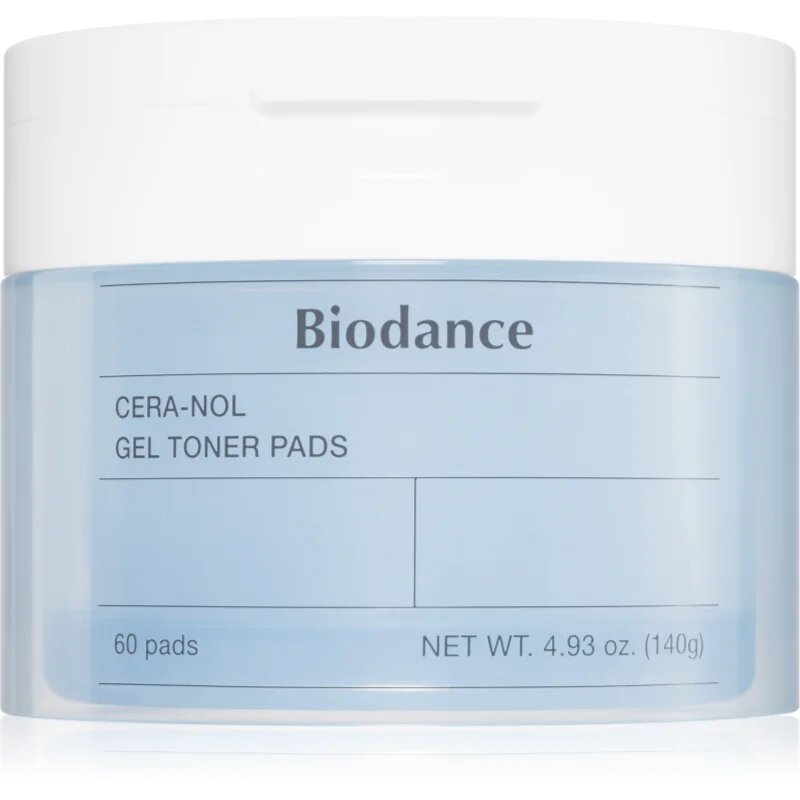 Biodance Hydro Cera-nol Gel Toner Pads tonizirajoče blazinice za intenzivno hidracijo 60 kos