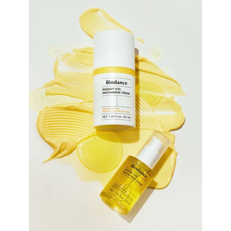 Biodance Radiant Vita Niacinamide Cream vlažilna in hranilna krema za posvetlitev in zgladitev kože 50 ml