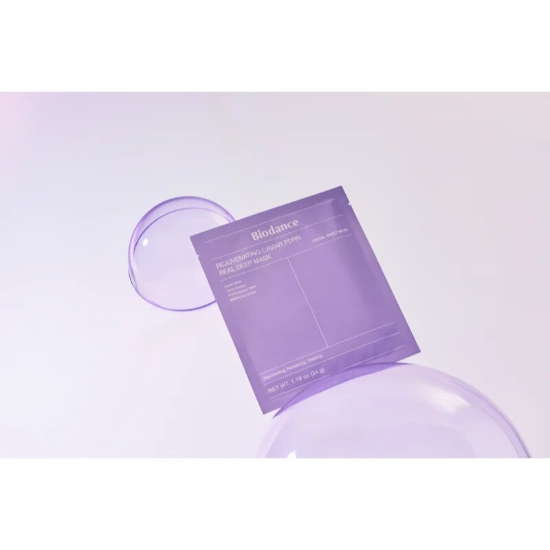 Biodance Rejuvenating Caviar PDRN Real Deep Mask revitalizacijska maska za obnovo kožne pregrade 34 g