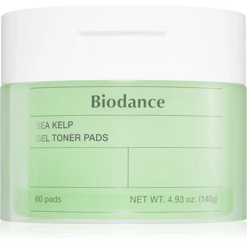 Biodance Sea Kelp Gel Toner Pads tonizirajoče blazinice s pomirjajočim učinkom 60 kos