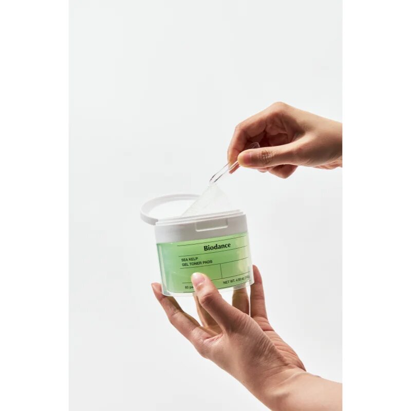 Biodance Sea Kelp Gel Toner Pads tonizirajoče blazinice s pomirjajočim učinkom 60 kos