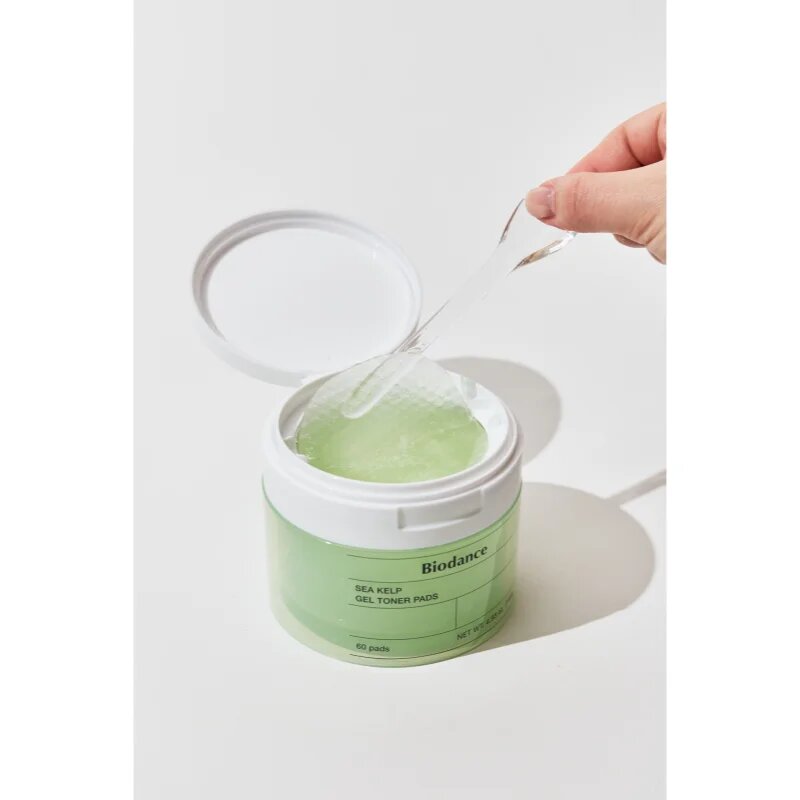 Biodance Sea Kelp Gel Toner Pads tonizirajoče blazinice s pomirjajočim učinkom 60 kos
