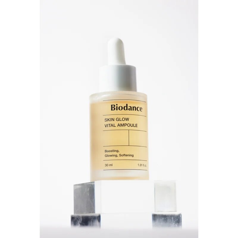 Biodance Skin Glow Vital Ampoule posvetlitveni in vlažilni serum s probiotiki 50 ml