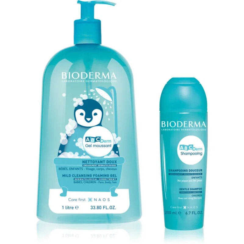 Bioderma ABC Derm Baby Cleansing Body Care set za otroke