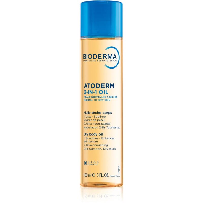 Bioderma Atoderm 2-in-1 Oil intenzivno hranilno olje za suho kožo 150 ml