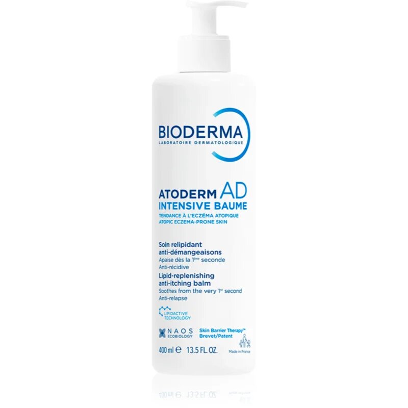 Bioderma Atoderm AD Intensive Baume intenzivni pomirjajoči balzam za zelo občutljivo suho in atopično kožo 400 ml