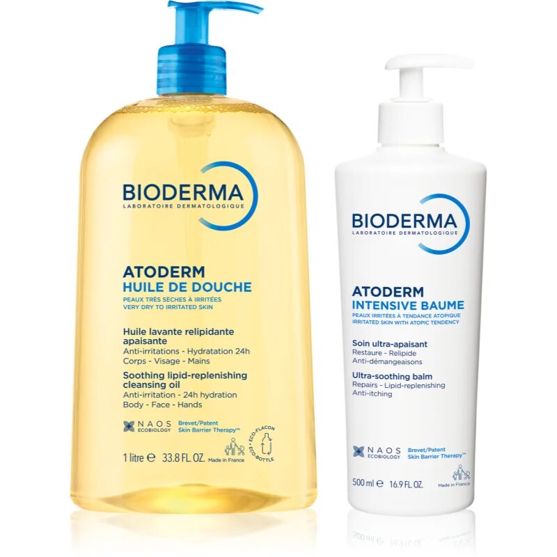 Bioderma Atoderm Dry Skin set za občutljivo kožo