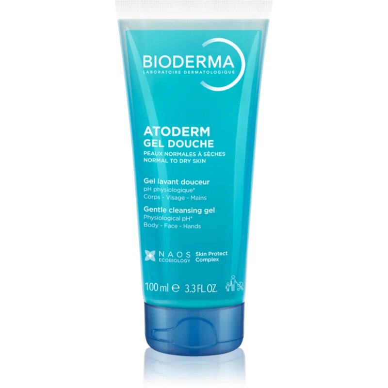 Bioderma Atoderm Gel nežni gel za prhanje za suho in občutljivo kožo 100 ml