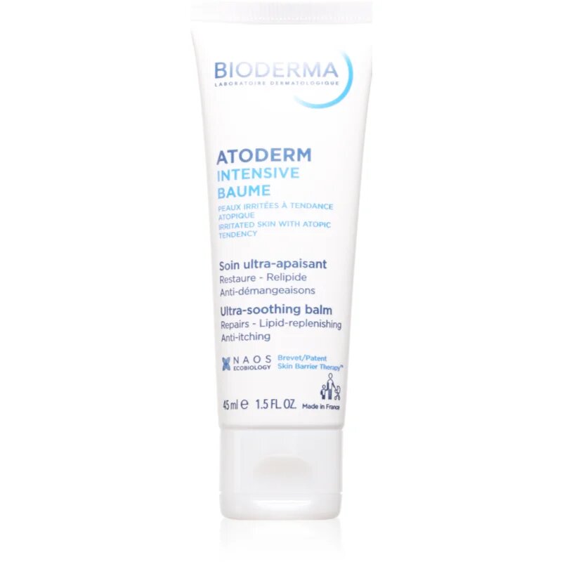 Bioderma Atoderm Intensive Baume intenzivni pomirjajoči balzam za zelo občutljivo suho in atopično kožo 45 ml