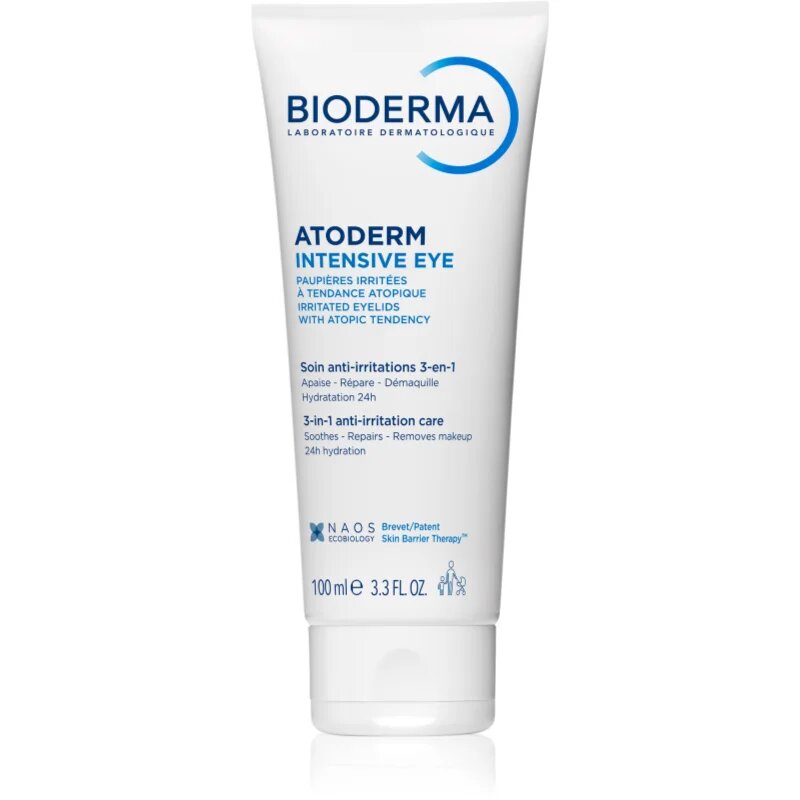 Bioderma Atoderm Intensive Eye pomirjevalna nega za razdražene veke 100 ml