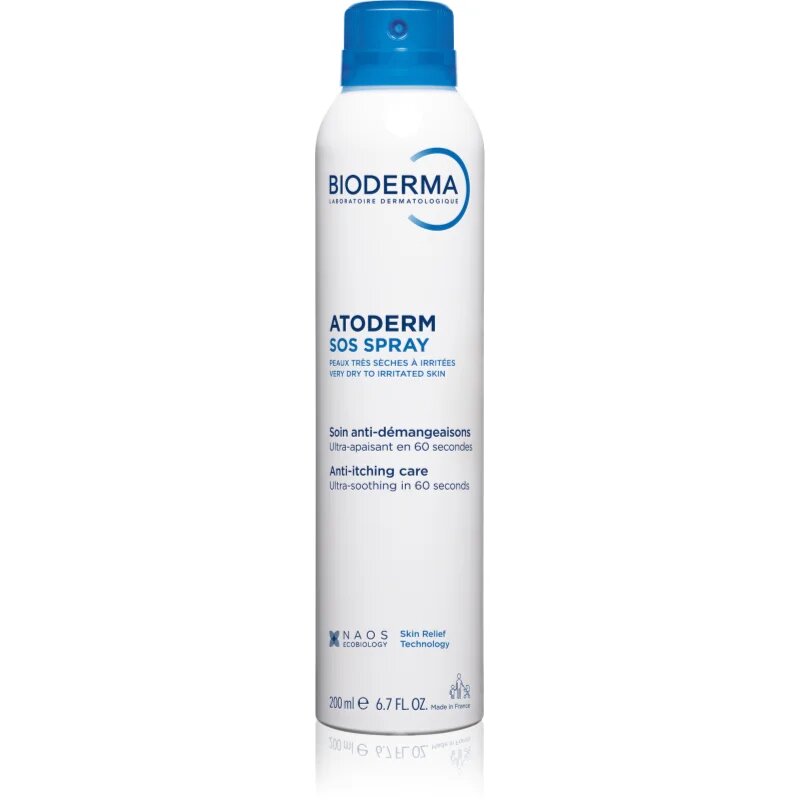 Bioderma Atoderm SOS Spray SOS pršilo za takojšnje pomirjanje občutka srbenja 200 ml