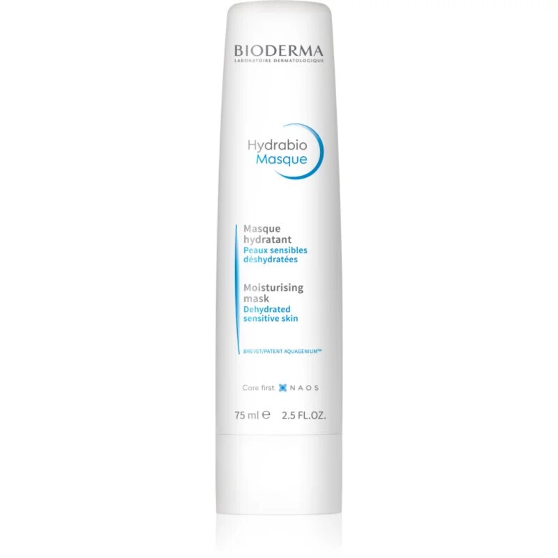 Bioderma Hydrabio Masque vlažilna in hranilna maska za občutljivo in zelo suho kožo 75 ml