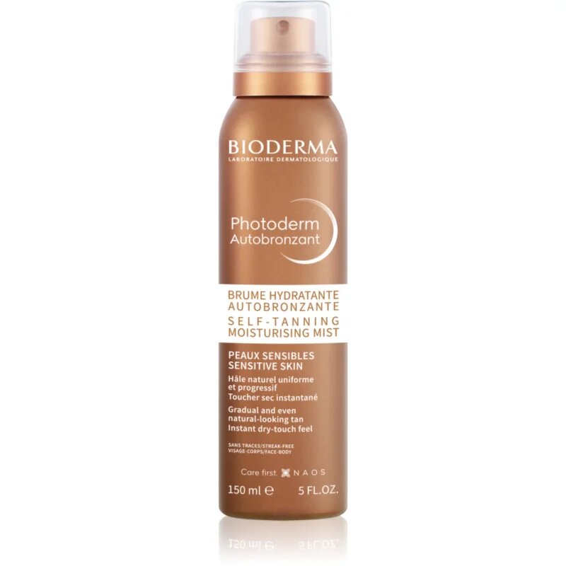 Bioderma Photoderm Autobronzant samoporjavitveno pršilo z vlažilnim učinkom 150 ml