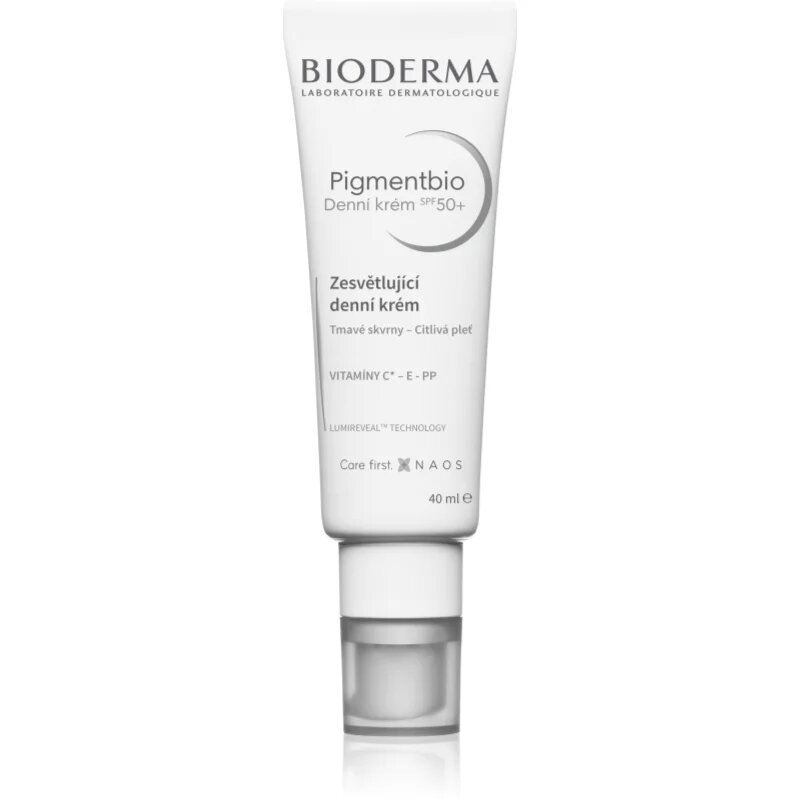Bioderma Pigmentbio Daily Care SPF 50+ posvetlitvena krema za pigmentne madeže SPF 50+ 40 ml