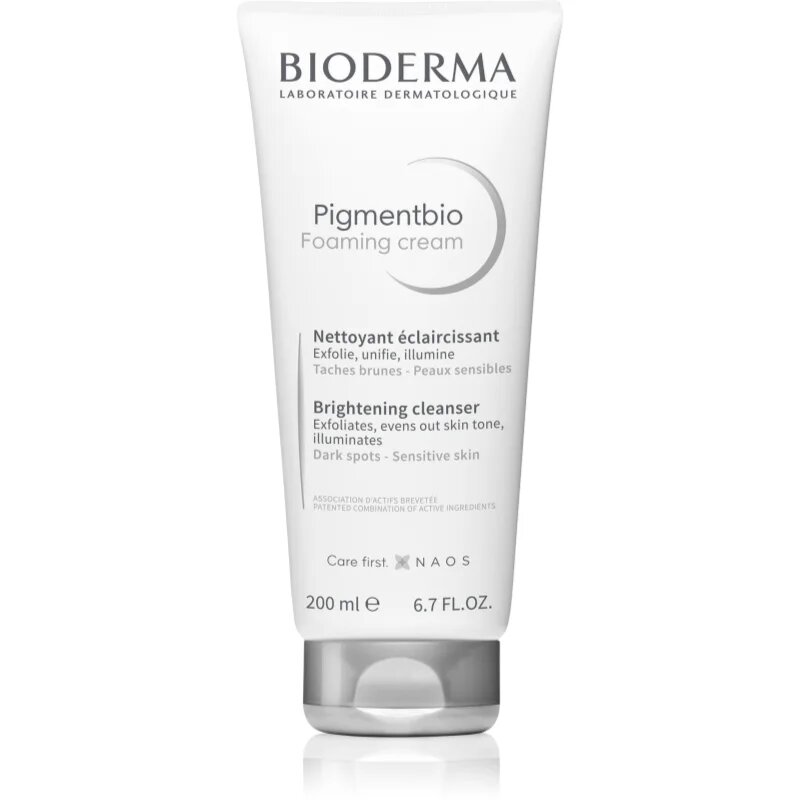 Bioderma Pigmentbio Foaming Cream globinsko čistilna kremasta pena z učinkom beljenja 200 ml