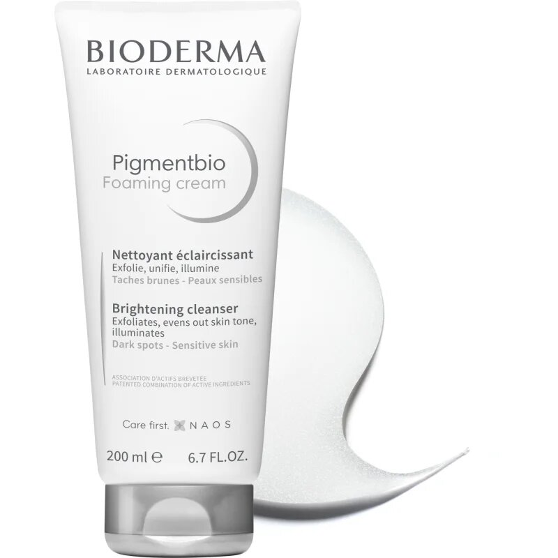 Bioderma Pigmentbio Foaming Cream globinsko čistilna kremasta pena z učinkom beljenja 200 ml