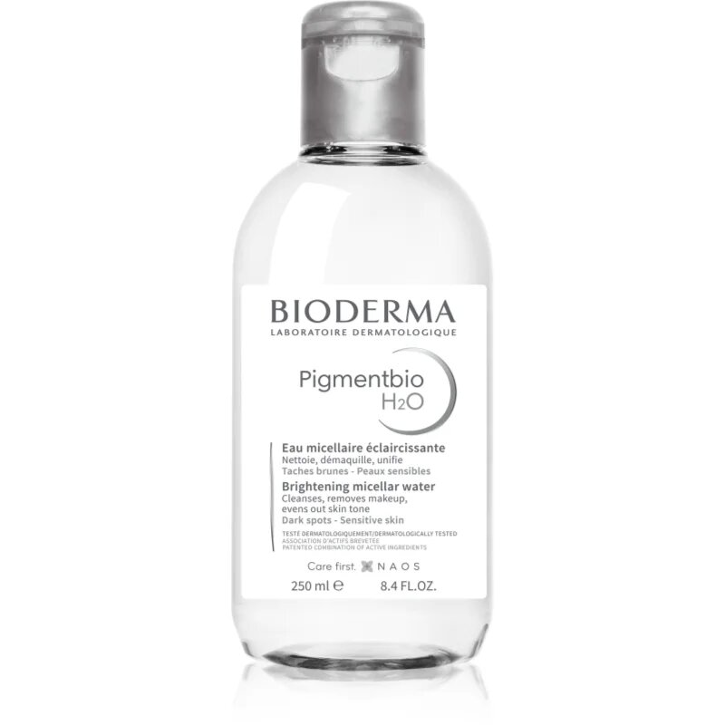Bioderma Pigmentbio H2O nežna čistilna micelarna voda proti temnim madežem 250 ml