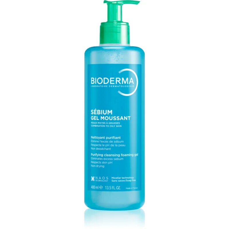 Bioderma Sébium Gel Moussant čistilni gel za mastno in mešano kožo 400 ml