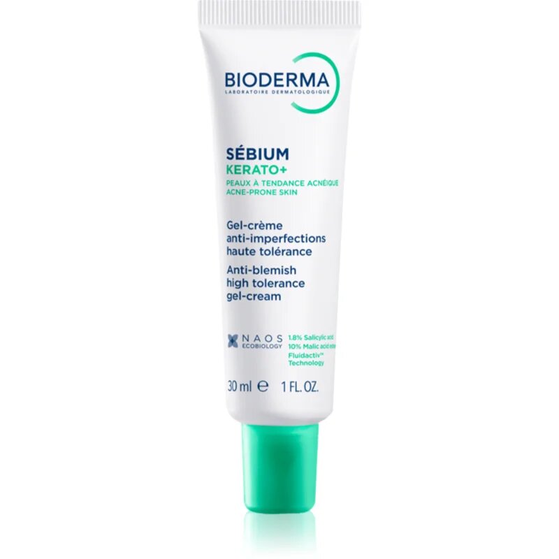 Bioderma Sébium Kerato+ gel krema proti nepravilnostim na aknasti koži 30 ml