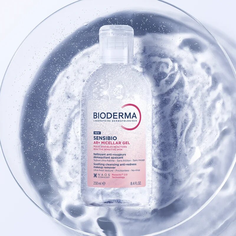 Bioderma Sensibio AR+ micelarni čistilni gel za občutljivo kožo nagnjeno k rdečici 250 ml