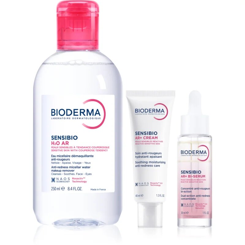 Bioderma Sensibio AR+ set za občutljivo kožo nagnjeno k rdečici
