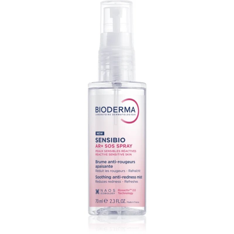 Bioderma Sensibio AR+ SOS Spray pomirjajoče pršilo proti rdečici na obrazu 70 ml