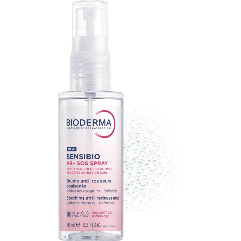 Bioderma Sensibio AR+ SOS Spray pomirjajoče pršilo proti rdečici na obrazu 70 ml
