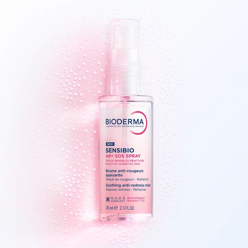 Bioderma Sensibio AR+ SOS Spray pomirjajoče pršilo proti rdečici na obrazu 70 ml